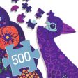 Djeco Art Puzzle 500 Piece - Peacock For Cheap