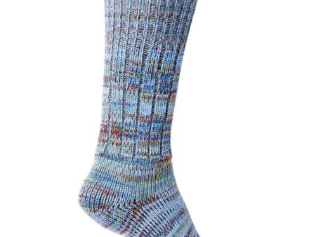 Mongrel Socks Pure Merino Wool Socks - Ocean Blue Supply