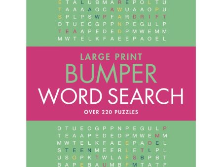 Large Print Bumper Word Search Puzzle Book Cheap