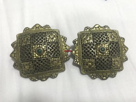 1264 Rare Old Heirloom Himalayan Silver Ornament - Koma   Kooma from Sikkim   Bhutan Online now