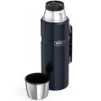 Thermos King Stainless Steel Vacuum Insulated Flask 1.2L - Midnight Blue Fashion