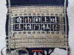 1487 Old Chinese Ethnic Minority Head wrap turban w Inscription Online now