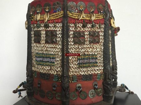 886 MASTERPIECE - Antique Maloh Dayak Baby Carrier from Borneo For Discount