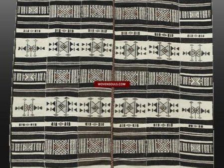 1269 SOLD Antique Fulani Shawl Blanket For Discount