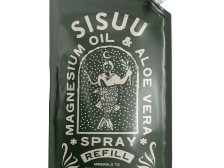 SISUU Recovery Spray Magnesium Oil & Aloe Vera 90g REFILL POUCH Cheap