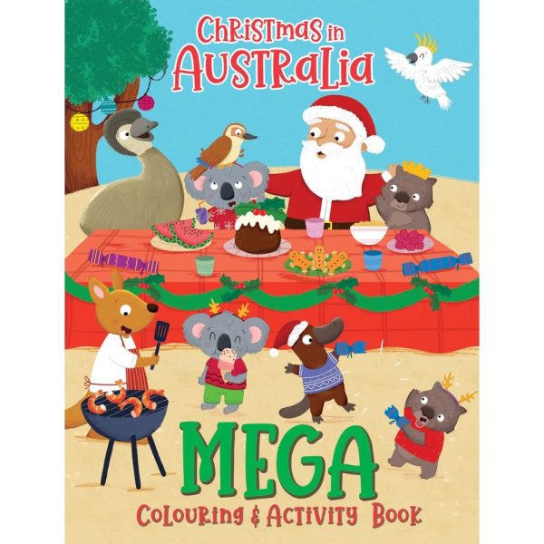 Christmas in Australia - Mega Colouring & Activity Book Discount