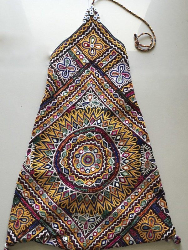 943 Masterpiece Dowry Bag Vintage Rabari Embroidery Supply