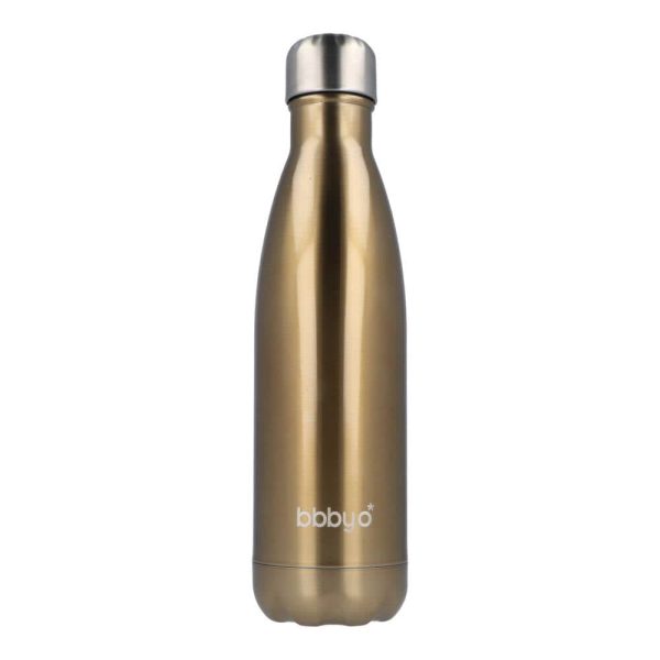 BBBYO Stainless Steel Water Bottle 500ml - Gold Fashion