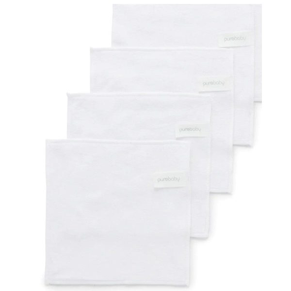 Purebaby Organic Cotton Cloth Wipes - 10 Pack For Discount