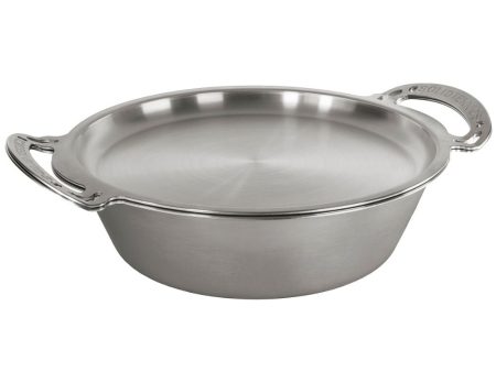 Solidteknics Nöni Stainless Steel 6L Rondeau + 33cm Skillet Lid Set (Dutch Oven) Cheap