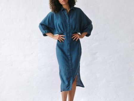 Seaside Tones Nea Dress - Teal Hot on Sale