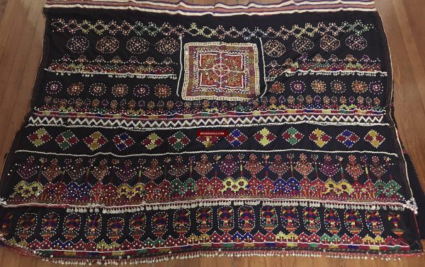 917 Vintage Kohistani Abbasi Shawl Fine Embroidery Online now