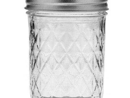 Ball Mason Regular Mouth Jar 240ml 8oz - Quilted For Cheap