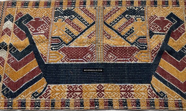 1444 Antique Tatibin Ship Cloth Sumatran Textile Supply