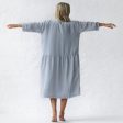 Seaside Tones Oversized Dress - Light Blue Online Hot Sale