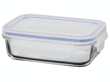 Glasslock Container Rectangle 400mL - Blue Seal For Discount