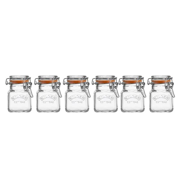 Kilner Spice Jars 70ml 6pce Set Supply