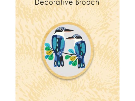 Aero Decorative Brooch - Kingfishers Hot on Sale