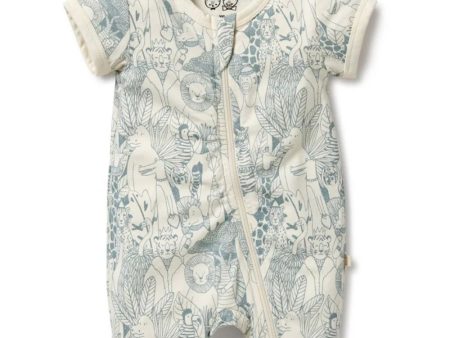 Wilson & Frenchy Organic Cotton Boyleg Zipsuit - Hello Friends Fashion