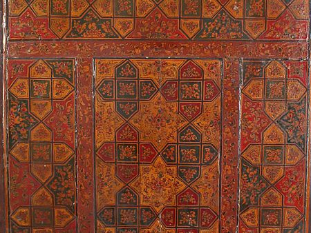 1357 Antique Safavid Persian Painted Wood Panel Online