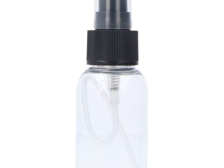 Clear PET Plastic Travel Size Bottle 50ml Atomiser Spray Lid on Sale