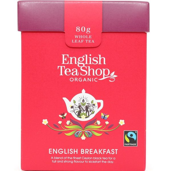 English Tea Shop Organic English Breakfast Loose Leaf 80g Sale