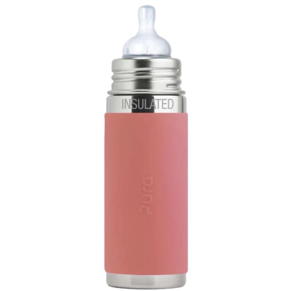 Pura Kiki Insulated Infant Bottle 260ml - Rose Online Sale