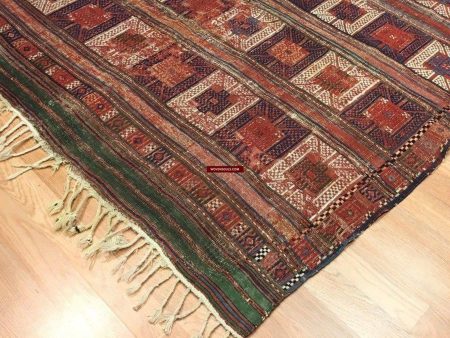 1316 Antique Caucasian Verneh Shaddah Rug Fragment Hot on Sale