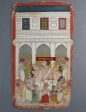 553 Pair of Old Bundi Painting - Holi & Janmashtami Supply