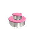 EcoCocoon Snack Pots Set of 2 - Pink Rose Online