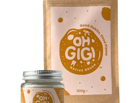 OhGiGi Organic Toothpowder - Native Brush on Sale