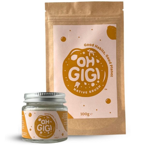 OhGiGi Organic Toothpowder - Native Brush on Sale