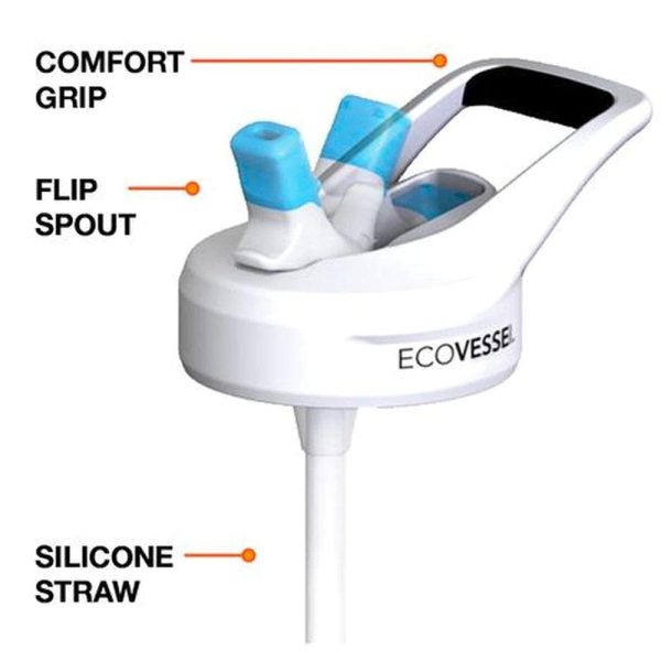 EcoVessel Adults & Kids Replacement Straw Lid For Cheap