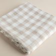 Snug as a Bub & Co. Organic Swaddle - Beige Gingham Fashion