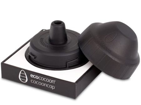 Ecococoon Cap mouthpiece & lid set - black For Sale