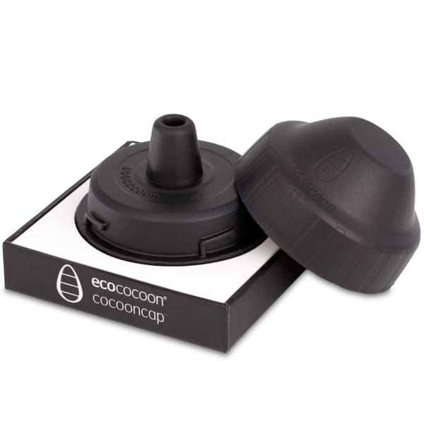 Ecococoon Cap mouthpiece & lid set - black For Sale