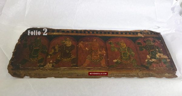 1278 Ancient Antique Tibetan Manuscript For Sale