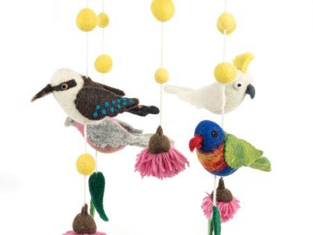 Felt Hanging Mobile - Australian Birds on Sale