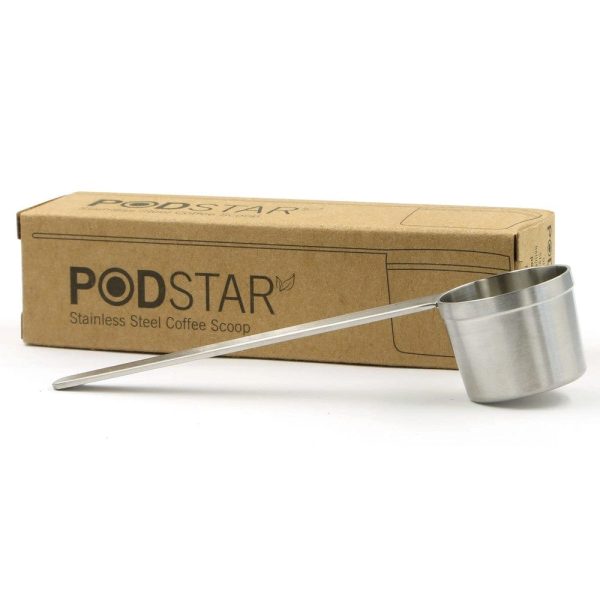 Pod Star Stainless Steel Coffee Scoop (for Nespresso Aldi K-fee Caffiality) on Sale