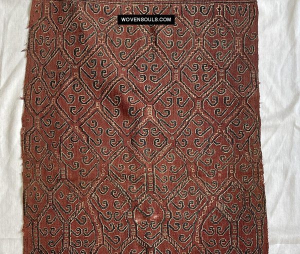 1644  Antique Woven Pua Sungkit Iban Textile Supply