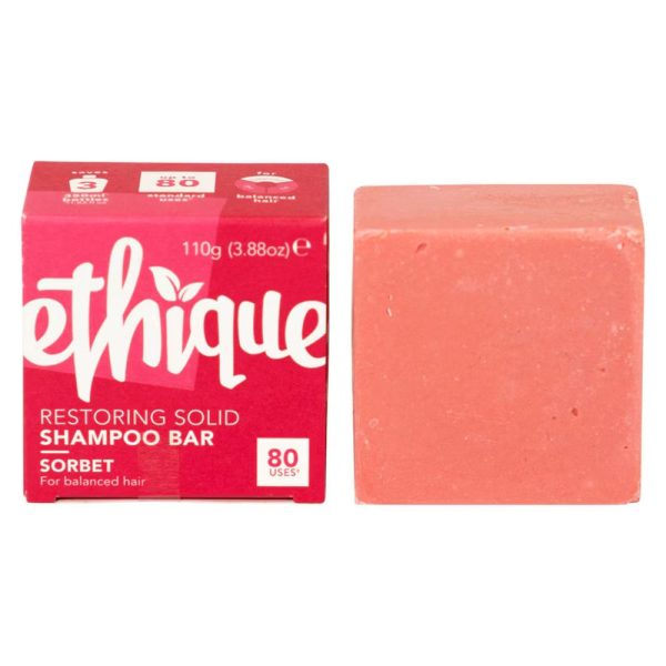 Ethique Solid Shampoo Bar for Balanced Hair 110g Restoring Sorbet For Discount