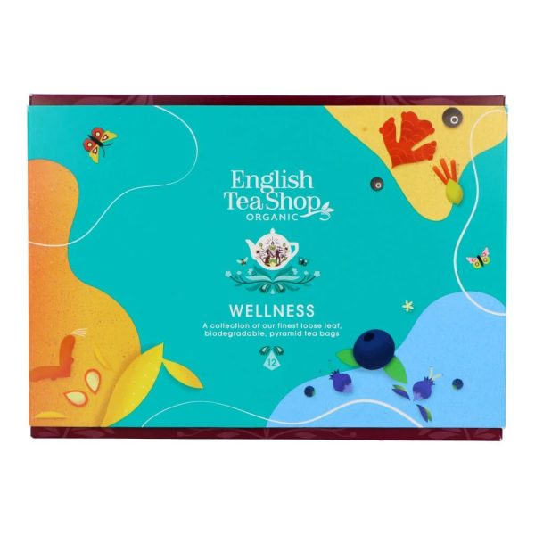 English Tea Shop Gift Pack Wellness Prism Collection 12 Pyramid Tea Bags Online Sale