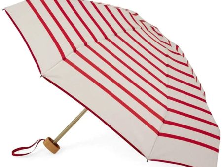 ANATOLE Striped Micro Umbrella Red Stripes DIANA Hot on Sale