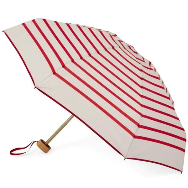 ANATOLE Striped Micro Umbrella Red Stripes DIANA Hot on Sale