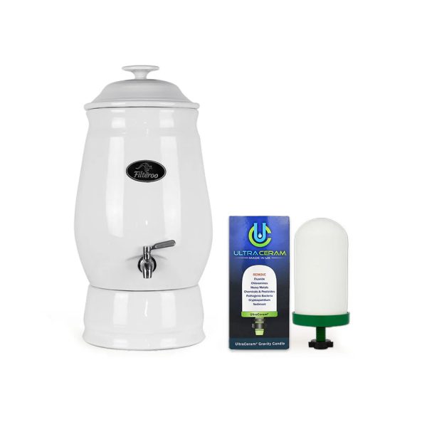 Filteroo Joey 12L Ceramic Gravity Water Filter w Fluoride Removal Online