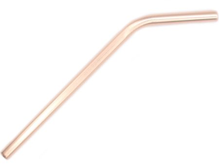 Stainless Steel Straw Rose Gold 9mm Smoothie - Bent Supply