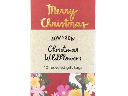 Sow  n Sow Recycled Christmas Wildflower Gift Tag 10pk Cheap