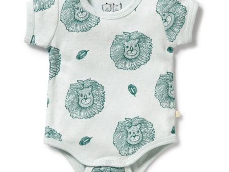 Wilson & Frenchy Organic Cotton Pointelle Bodysuit - Little Lion Hot on Sale