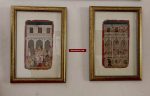 553 Pair of Old Bundi Painting - Holi & Janmashtami Supply