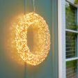 Lumina Galaxy Twinkling LED Light Wreath - Plug in Cheap